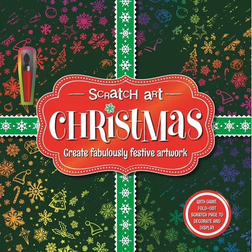 Christmas: Adult Scratch Art Activity Book - Paperback