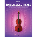 101 Classical Themes Cello Sheet Music Essential Repertoire for Cello Players Solo Instrumental Folio with Classical Favorites - Paperback