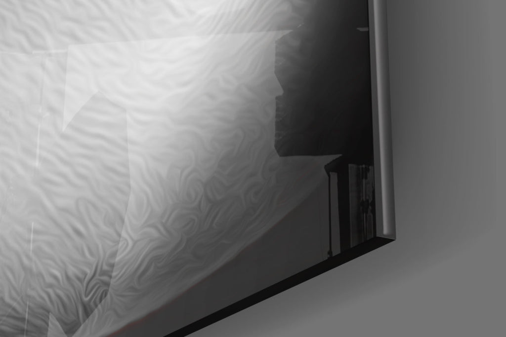 Burn the Money Glass Wall Art