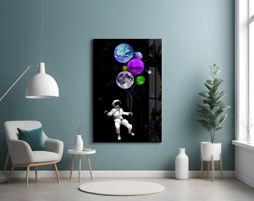 Baloonets Glass Wall Art