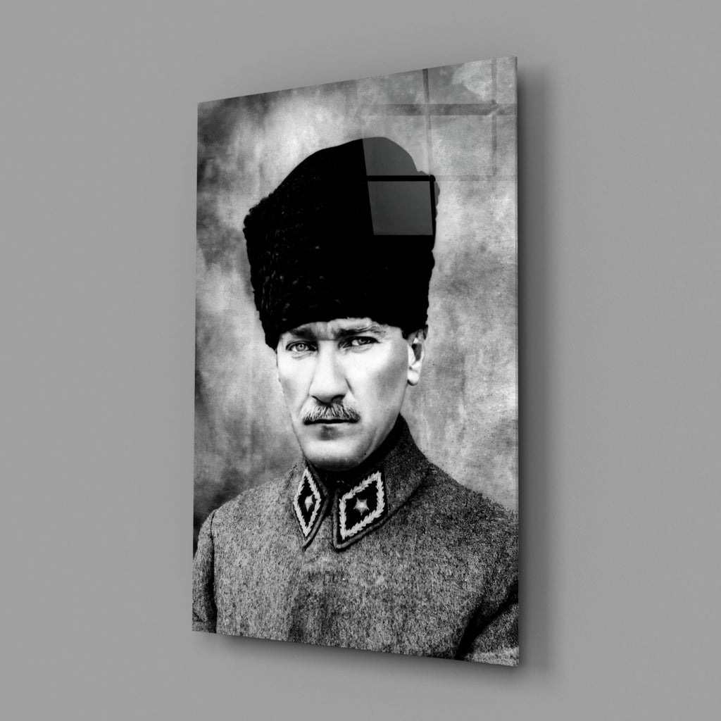 Ataturk  Glass Wall Art