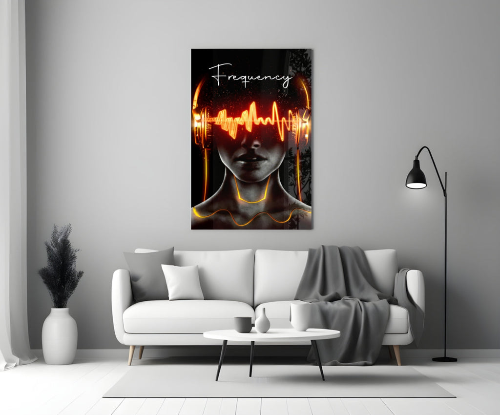Frequency Glass Wall Art