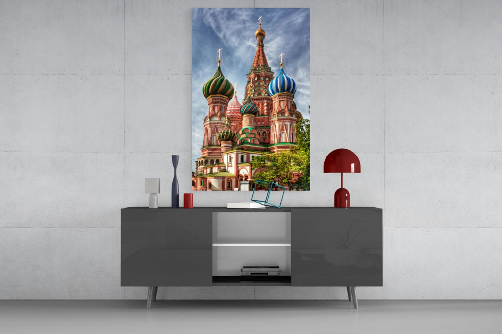 Saint Basil's Cathedral Glass Wall Art