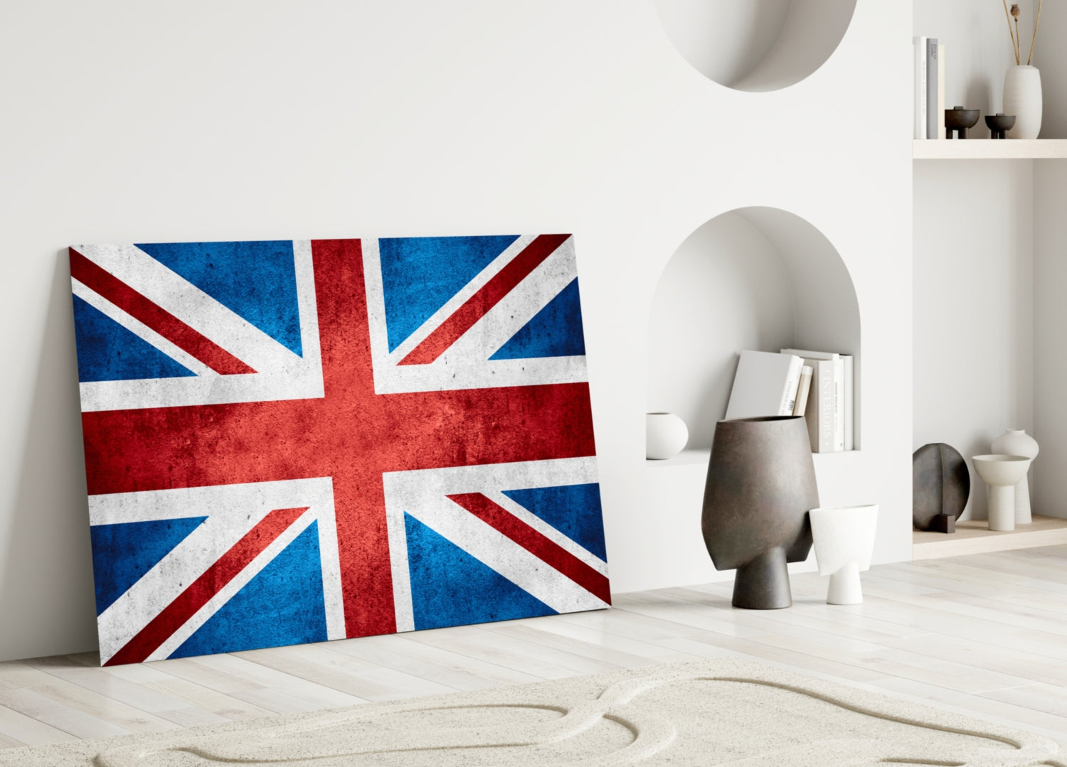 Flag of the United Kingdom Glass Wall Art