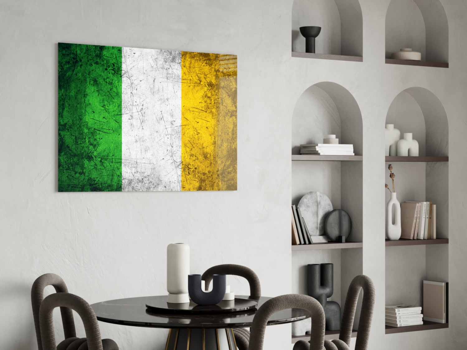 Flag of Ireland Glass Wall Art