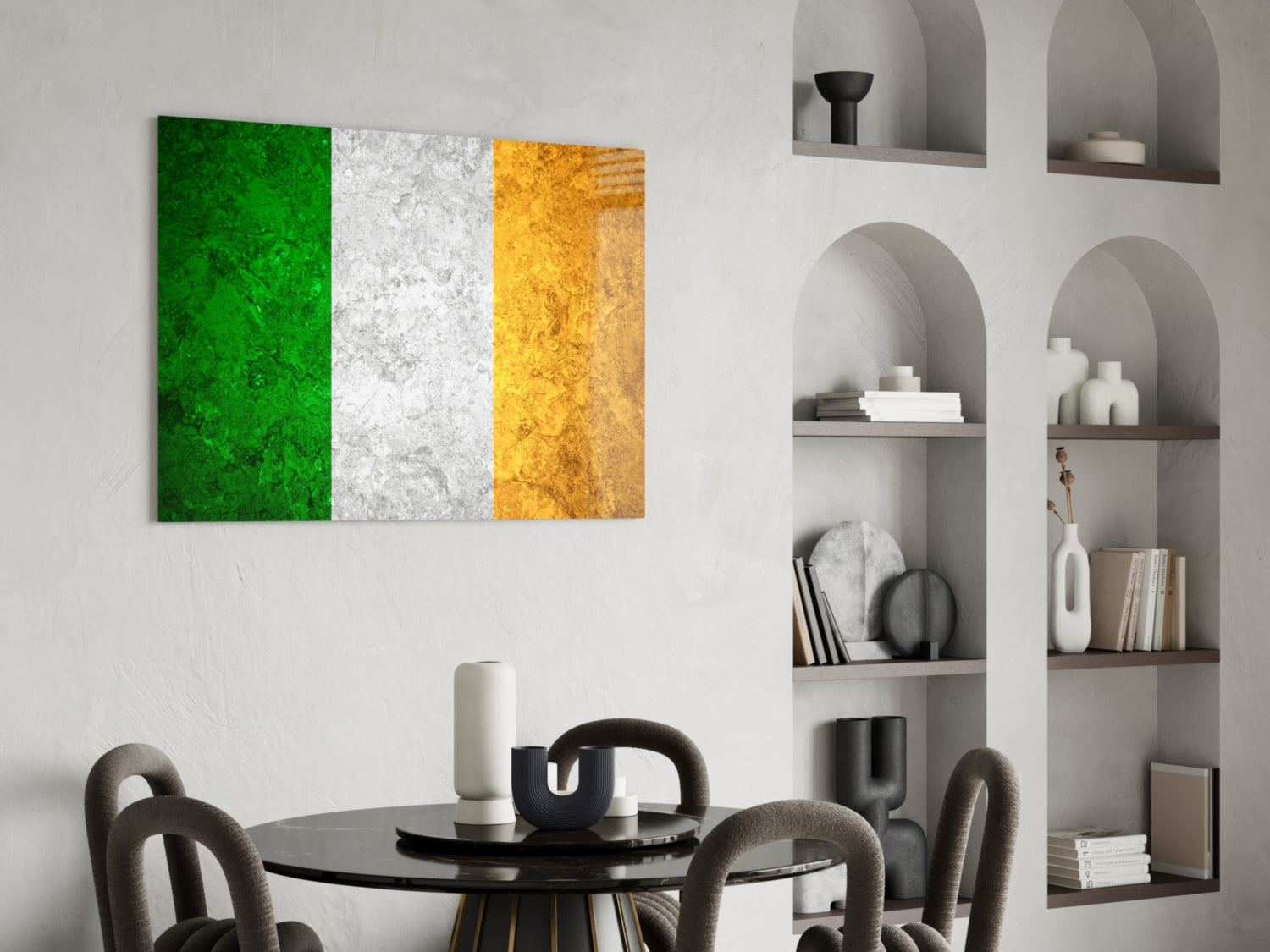 Flag of Ireland Glass Wall Art