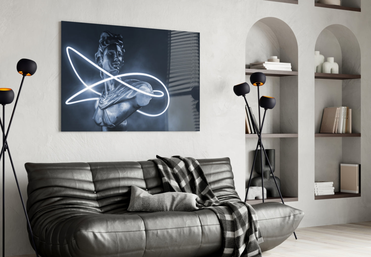 Abstract Art Glass Wall Art
