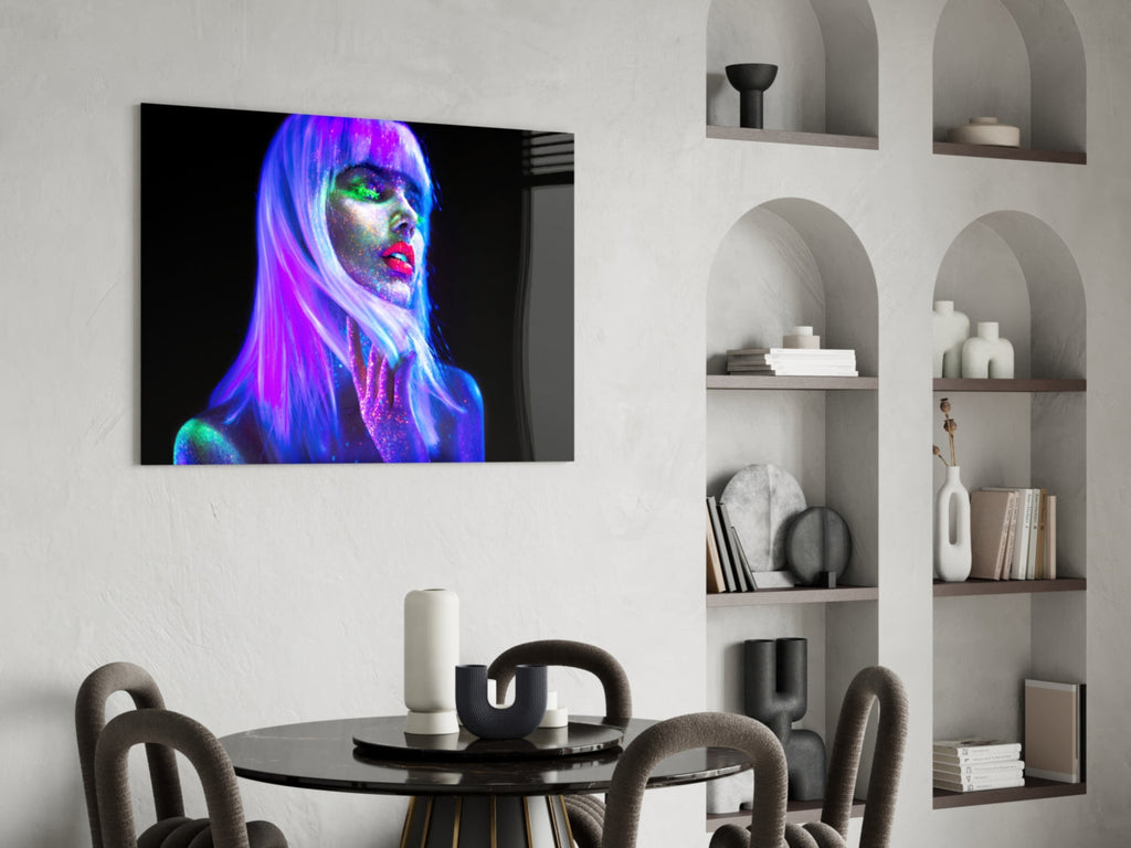 Woman Glass Wall Art