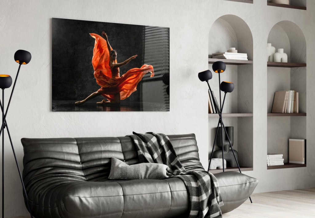 Ballet Glass Wall Art