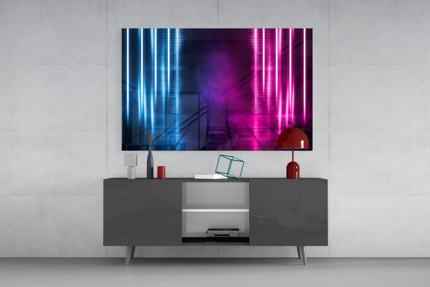 Abstract Art Glass Wall Art