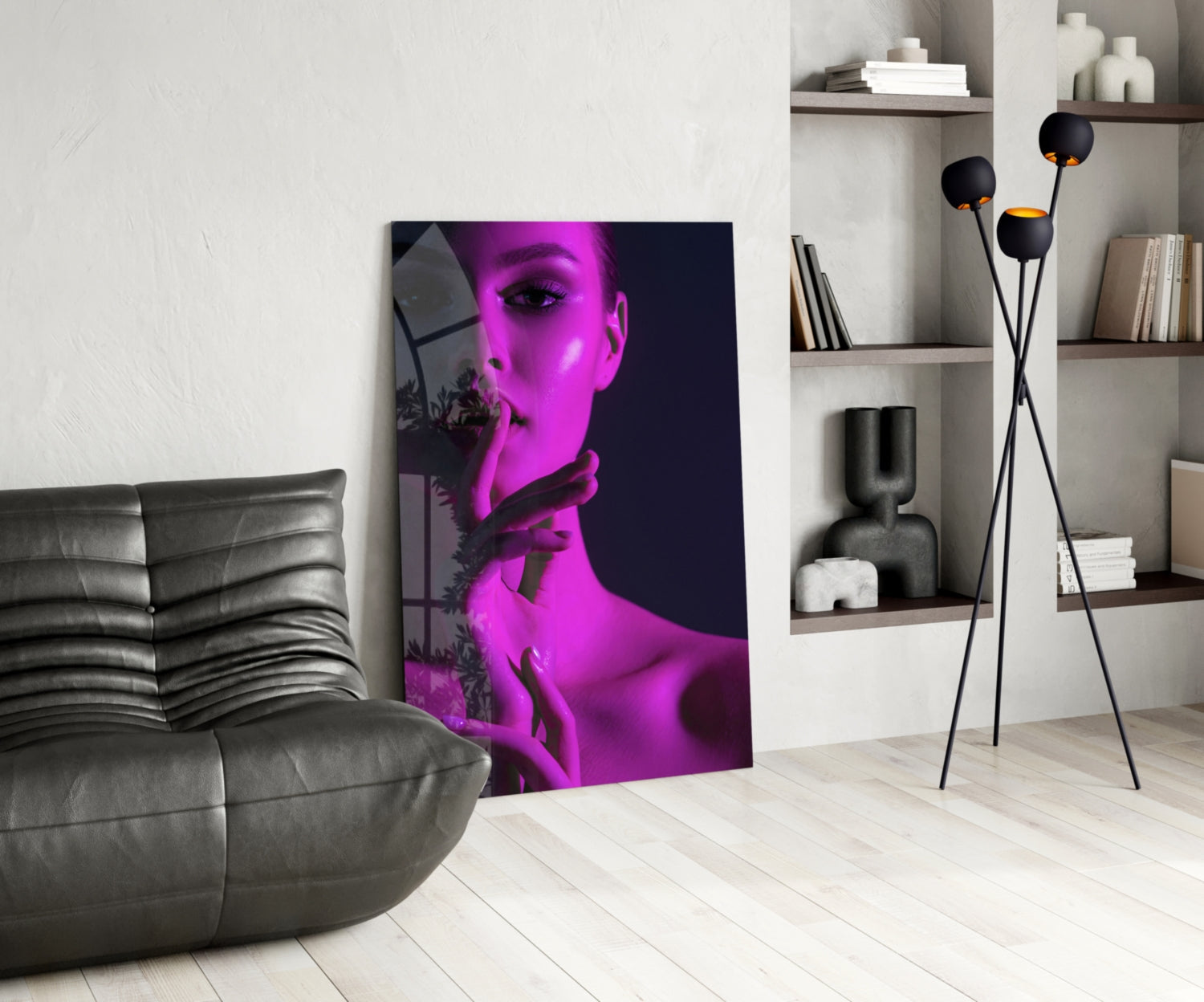 Woman Glass Wall Art