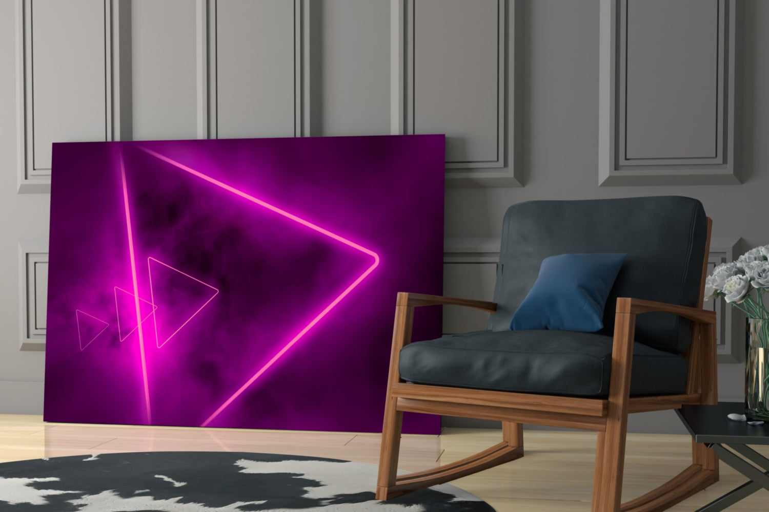 Abstract Art Glass Wall Art