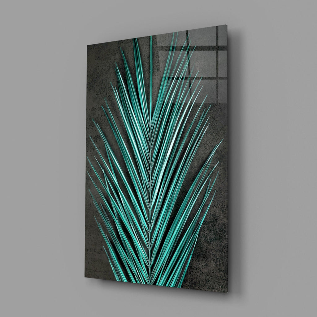 Areca Bunch Glass Wall Art