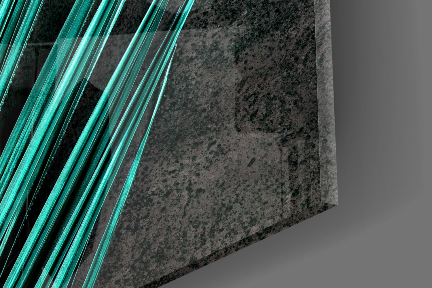 Areca Bunch Glass Wall Art