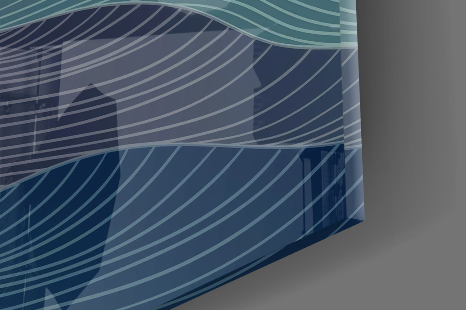 Abstract Art Glass Wall Art