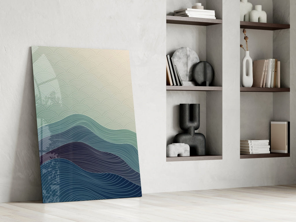 Abstract Art Glass Wall Art