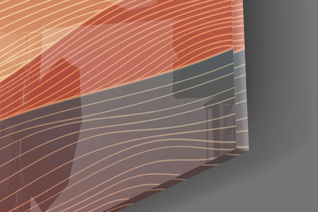 Abstract Art Glass Wall Art