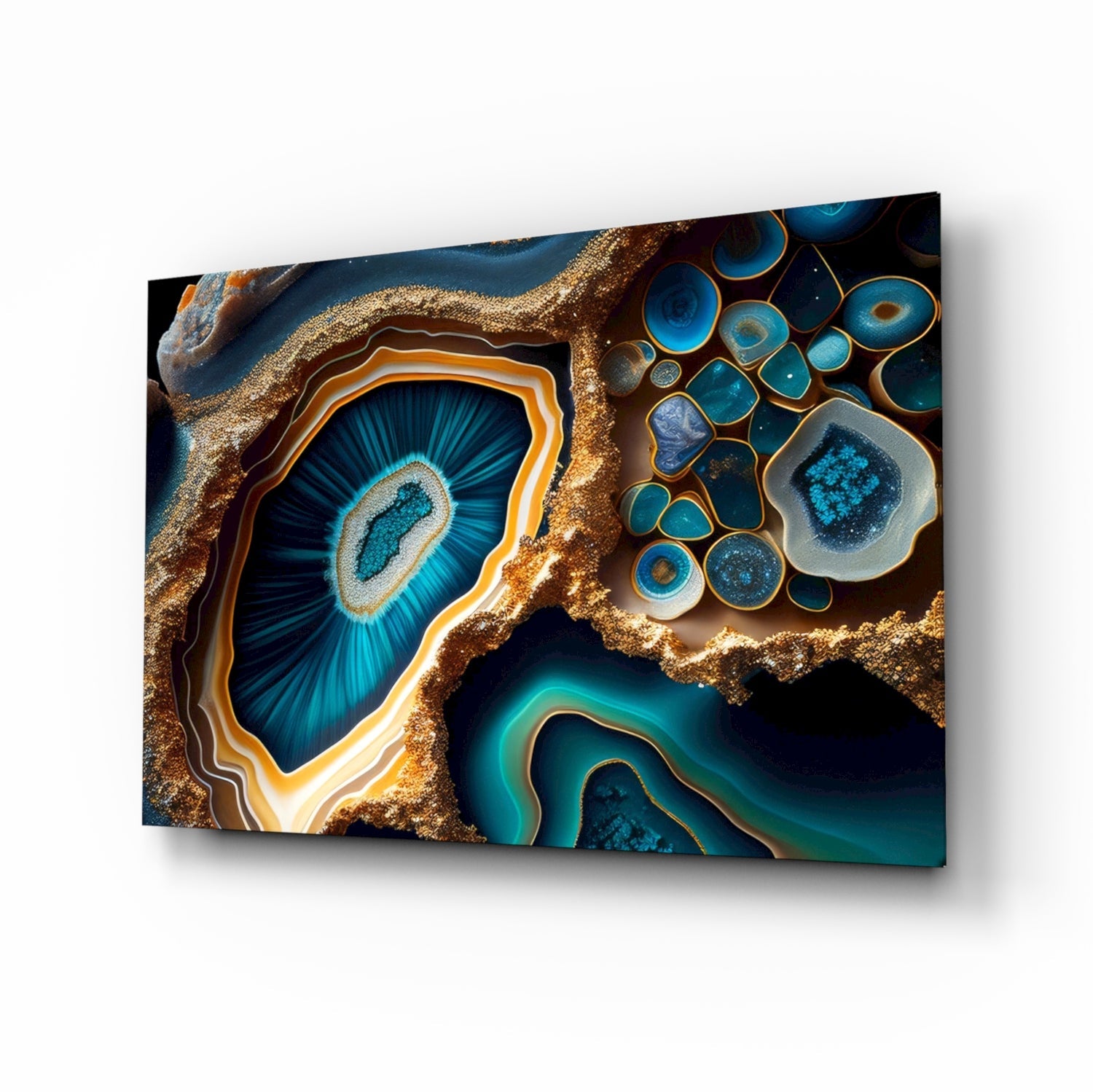 Abstract Art Glass Wall Art