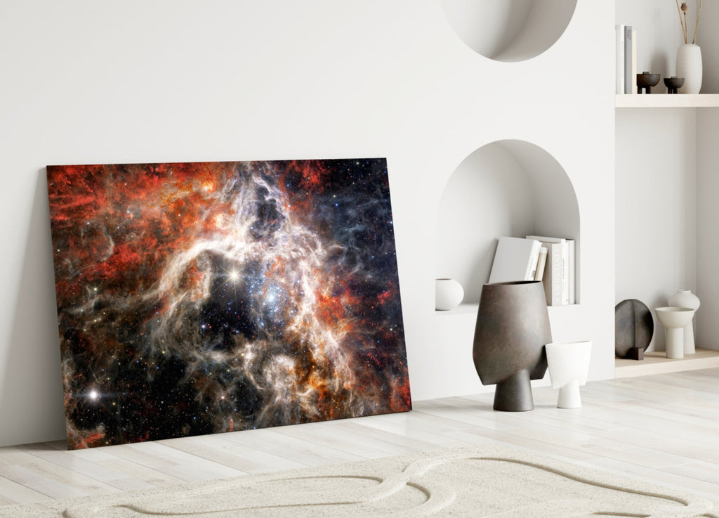 World Of The Galaxy Glass Wall Art