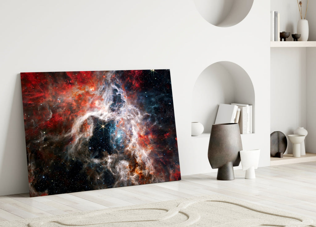 Space Glass Wall Art