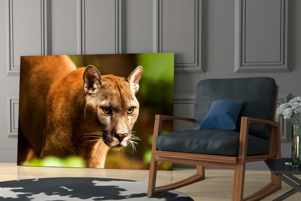 Puma Glass Wall Art