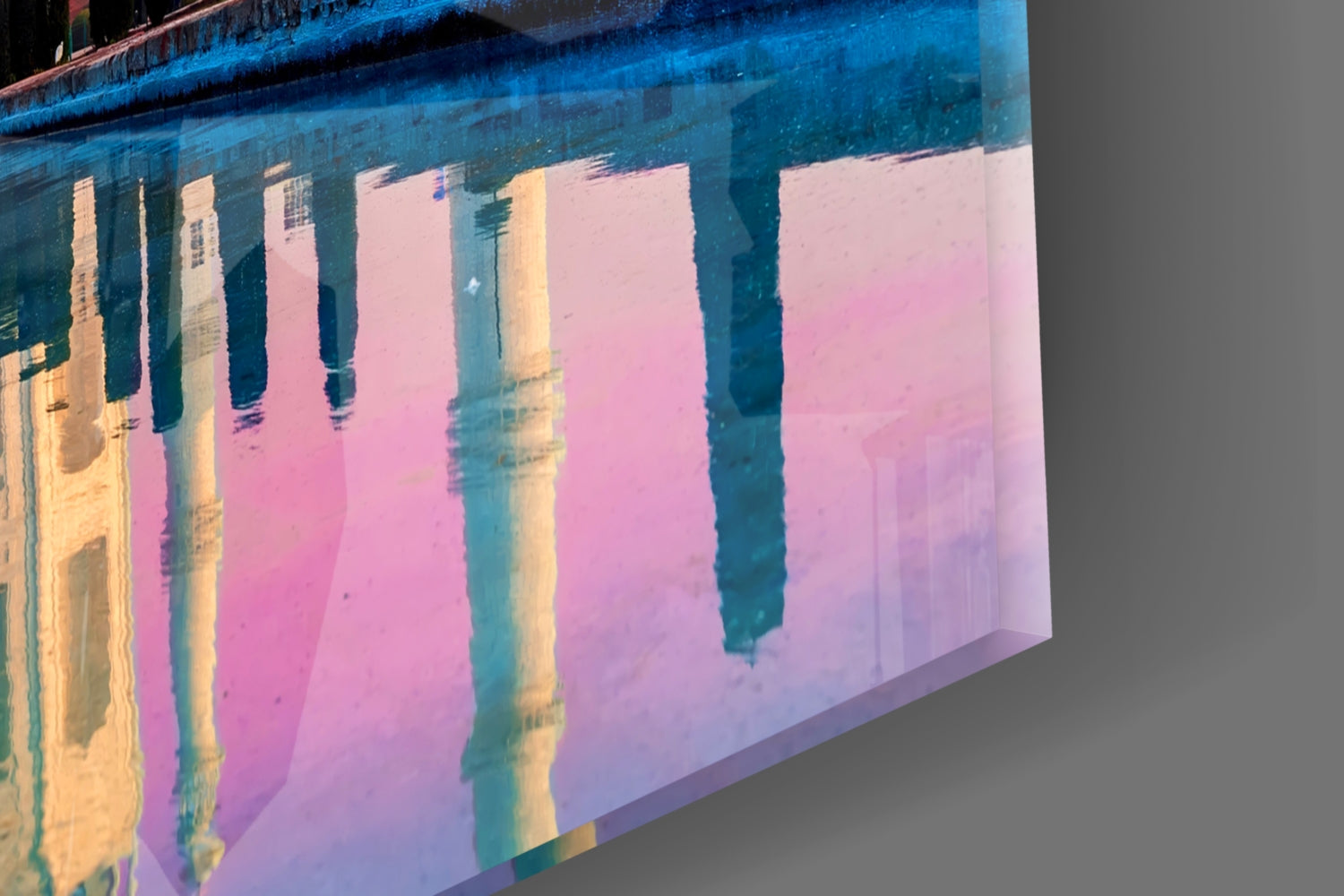 Taj Mahal Glass Wall Art