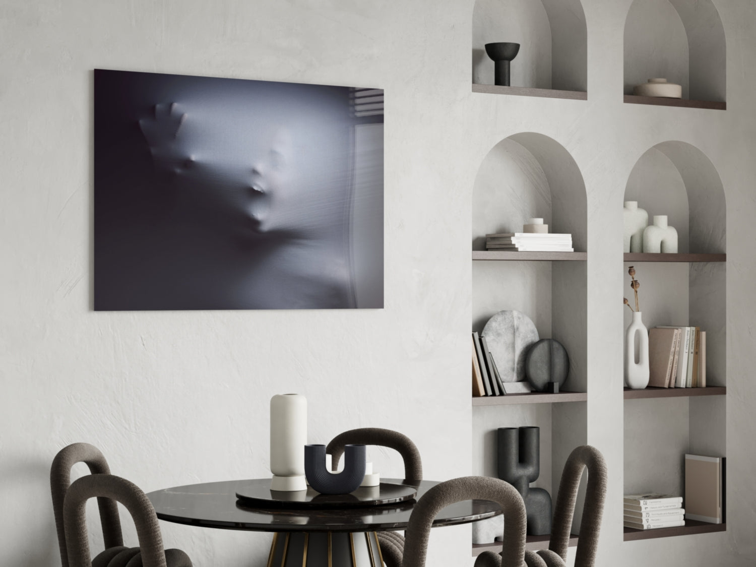 Scream Glass Wall Art