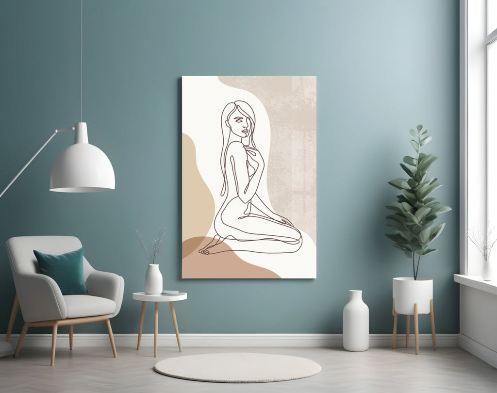 Woman's Art Glass Wall Art