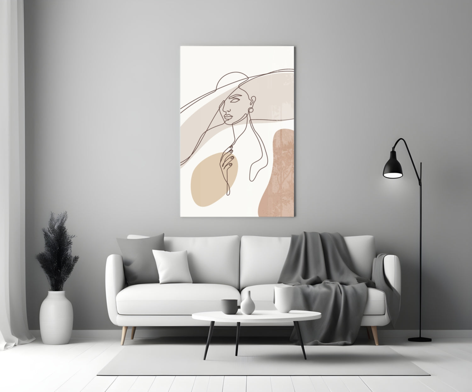 Woman's Art Glass Wall Art